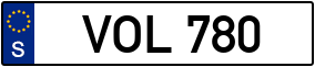 Truck License Plate
